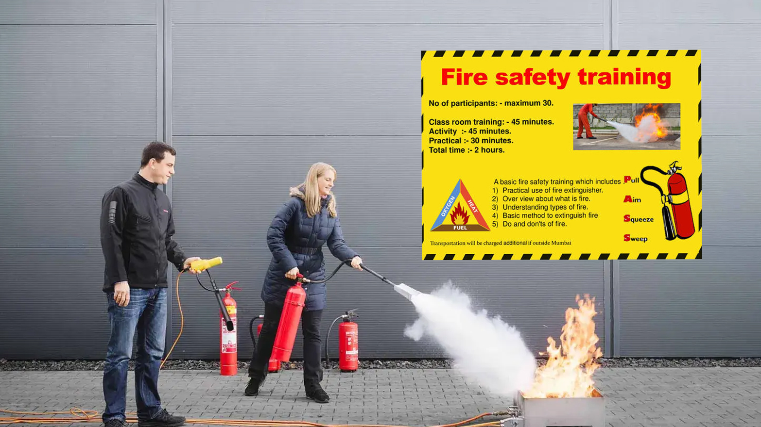 Capacítate en el uso de sistemas contra incendios