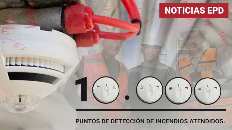 diez mil puntos de detección de incendios atendidos