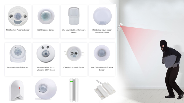 Detectores para alarmas sistemas intrusion